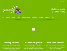 Tablet Screenshot of greenstarcleaners.co.uk